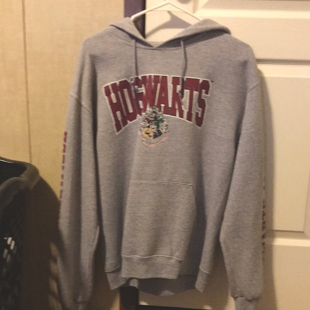 Two Harry Potter sweatshirts, really comfortable and cozy. These are a set.